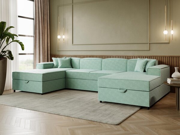 Mirjan24 Sedacia súprava v tvare U Sokoz U Boucle, Poťahy: Coral 50 5903211417481