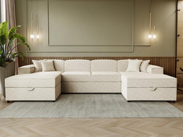 Mirjan24 Sedacia súprava v tvare U Sokoz U Boucle, Poťahy: Coral 50 5903211417481