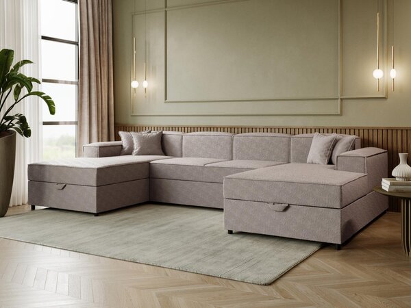 Mirjan24 Sedacia súprava v tvare U Sokoz U Boucle, Poťahy: Coral 50 5903211417481
