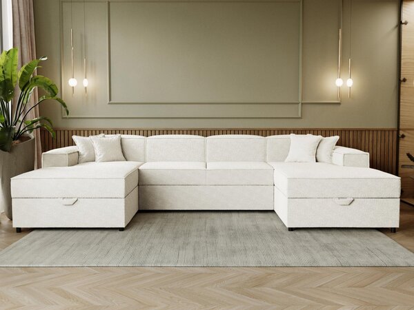 Mirjan24 Sedacia súprava v tvare U Sokoz U Boucle, Poťahy: Coral 50 5903211417481