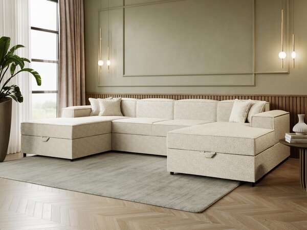 Mirjan24 Sedacia súprava v tvare U Sokoz U Boucle, Poťahy: Coral 50 5903211417481
