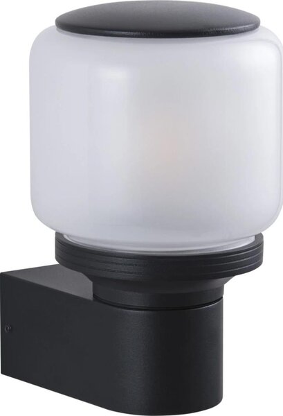 Vonkajšia nástenná lampa MADRID 1xE27/12W/230V IP44 čierna