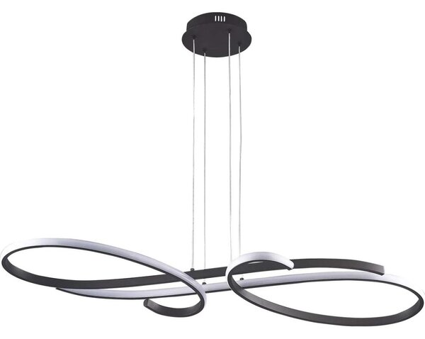 LED luster na lanku VIOLIN LED/40W/230V čierny