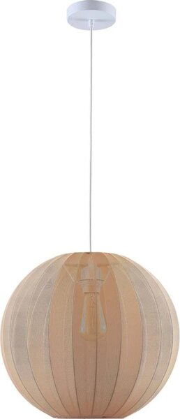 Závesný luster na lanku SENSAI 1xE27/20W/230V, priemer 40 cm, béžový