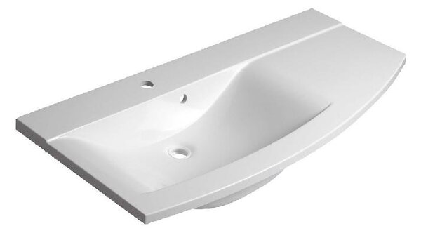 Sapho Astrid - Umývadlo nábytkové 1052x505 mm, ľavé, biela 91060