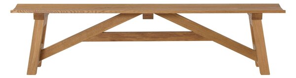 Masívna dubová lavička Rustical, olejovaná a voskovaná - 1400x350mm