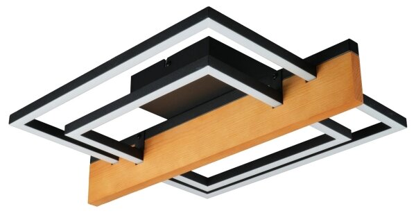 LED Stropné svietidlo LARYSA LED/23W/230V 35x45 borovica