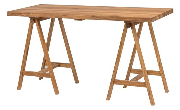 Pracovný stôl Bridge z masívneho dubového dreva - 1400x600 mm