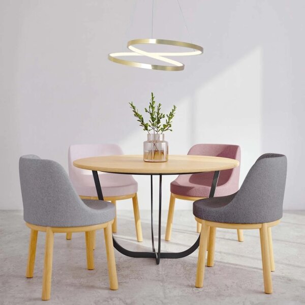 LED luster na kábli ZEFIRA LED/40W/230V 4000K priemer 50 cm zlatý