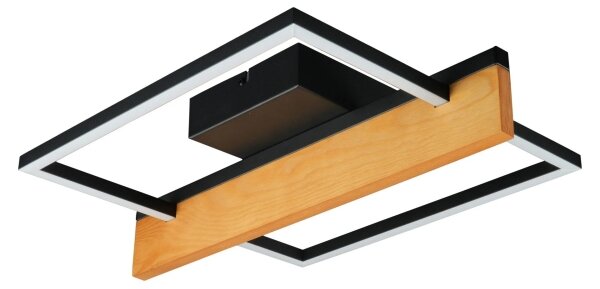 LED Stropné svietidlo LARYSA LED/11,5W/230V 35x45 cm borovica