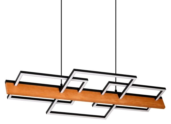 LED závesné svietidlo na lanku LARYSA LED/35W/230V borovica