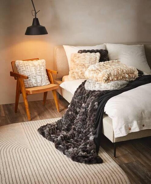 KOŽUŠINOVÁ DEKA, polyester, 150/200 cm Novel - Textil do domácnosti