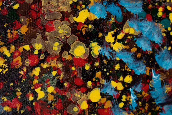 Maľovaný obraz na stenu STROMY 100x50 cm - 100×50 cm / Klasický 2 cm