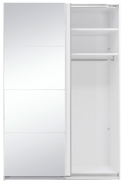 SKRIŇA S POSUVNÝMI DVERAMI, biela, 150/210/62 cm MID.YOU - Skrine, Online Only