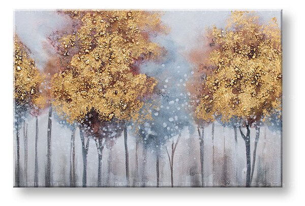 Maľovaný obraz na stenu STROMY 90x60 cm - 90×60 cm / Klasický 2 cm