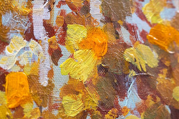 Maľovaný obraz na stenu STROMY 90x60 cm - 90×60 cm / Premium 4 cm