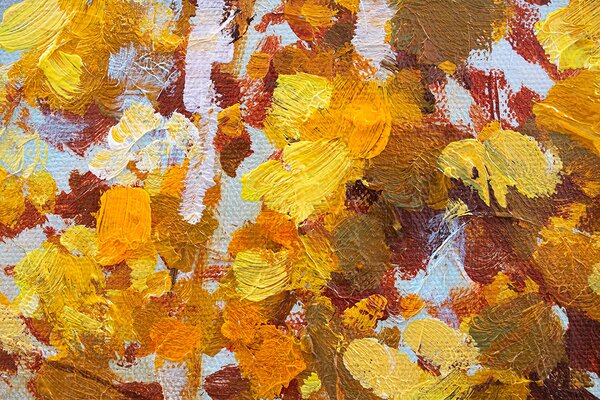 Maľovaný obraz na stenu STROMY 90x60 cm - 90×60 cm / Premium 4 cm