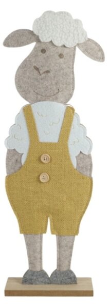 Veľkonočná dekorácia FELT LAMB 50 cm - viac farieb Farba: Zelená