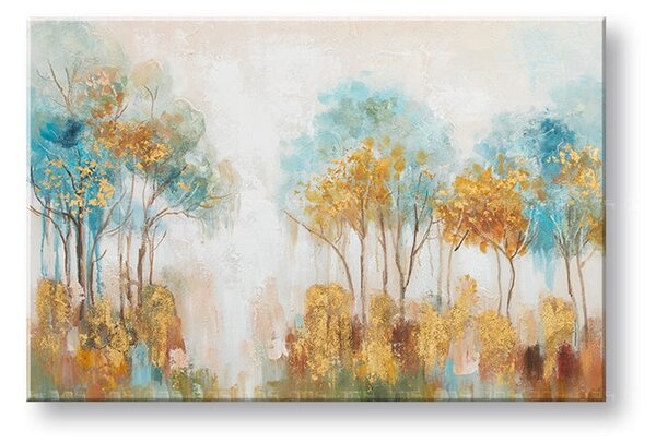 Maľovaný obraz na stenu STROMY 90x60 cm - 90×60 cm / Klasický 2 cm