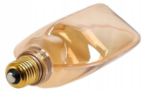 ECOLIGHT Dekoratívna LED žiarovka E27 4W 200lm O100 Amber Retro - rada ZERO