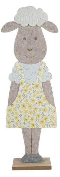 Veľkonočná dekorácia FELT OVCA 50 cm - viac farieb Farba: Žltá