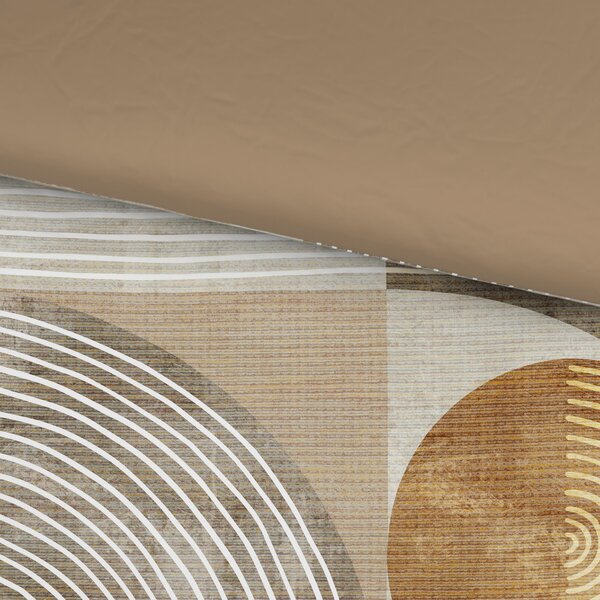 OBOJSTRANNÁ POSTEĽNÁ BIELIZEŇ, satén, taupe, 200/200 cm Esposa - Obliečky & plachty