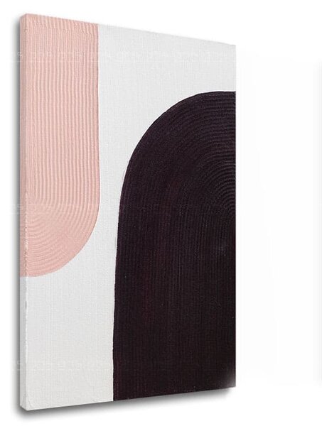 Maľovaný obraz so štruktúrou - Tanec farieb - 40×60 cm / Klasický 2 cm