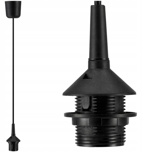 BERGE LED luster závesné stropné svietidlo E27 priehľadný sklenený štvorec