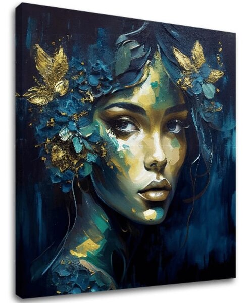 Moderné obrazy na plátne - Feminine Grace in Motion - 60x60 cm