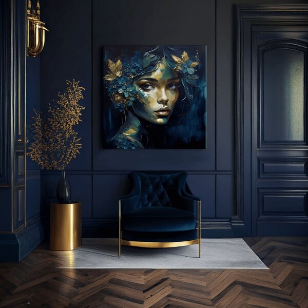 Moderné obrazy na plátne - Feminine Grace in Motion - 60x60 cm