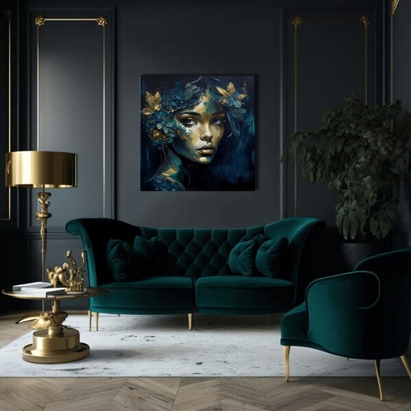 Moderné obrazy na plátne - Feminine Grace in Motion - 60x60 cm
