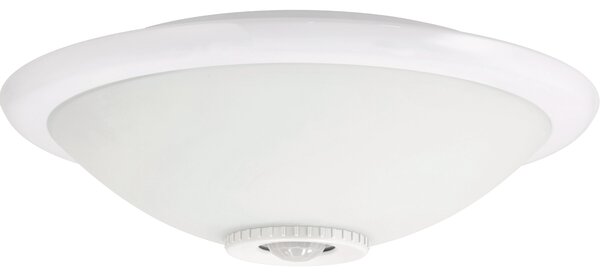 ECOLIGHT LED stropné svietidlo 2xE27 s pohybovým senzorom - sklo