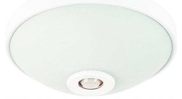 ECOLIGHT LED stropné svietidlo 2xE27 s pohybovým senzorom - sklo