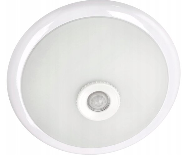 ECOLIGHT LED stropné svietidlo 2xE27 s pohybovým senzorom - sklo