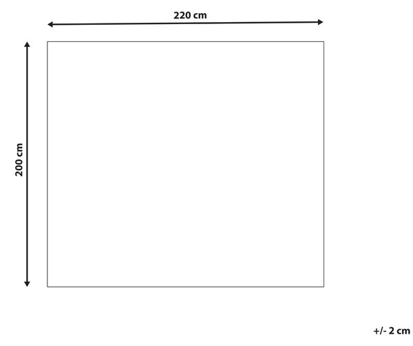 Prikrývka modrá polyesterová 200 x 220 cm jemná hrejivá deka na posteľ bytový doplnok
