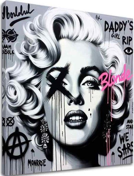 Set 2 obrazov Filmové legendy — Marilyn Monroe, The Godfather - 2× 60×60 cm