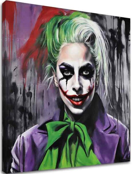 Obraz na plátne - Joker Lady | rôzne rozmery - 60x60 cm
