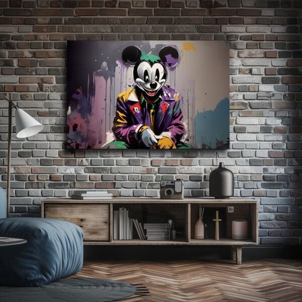 Obraz na plátne - Mickey Mouse z Horroru | rôzne rozmery - 60x90 cm