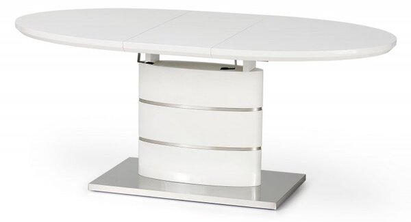 Halmar Rozkladací jedálenský stôl ASPEN 140(180)x90 biely