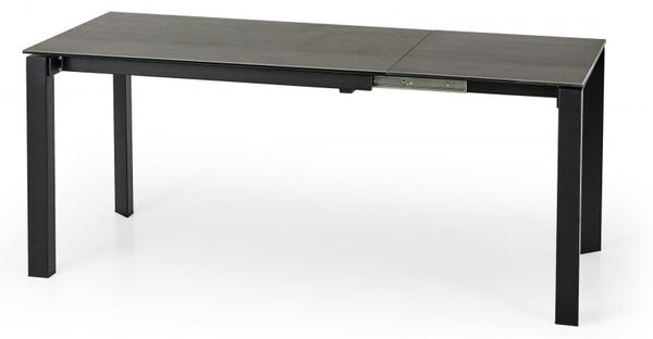 Halmar Rozkladací jedálenský stôl HORIZON 120(180)X85 sivý/čierny