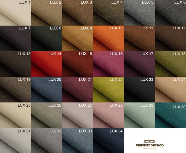 Jedálenská lavica Berlin - Lux Farba: Lux 1, Veľkosť: 100 cm
