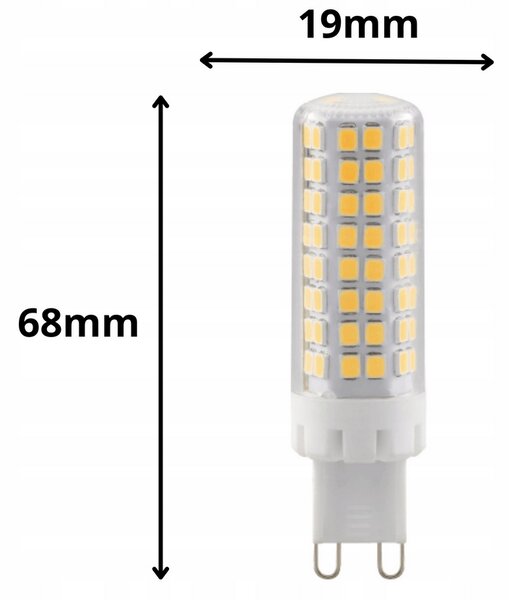 ECOLIGHT LED žiarovka G9 - 10W - 950lm - 6500k - studená biela