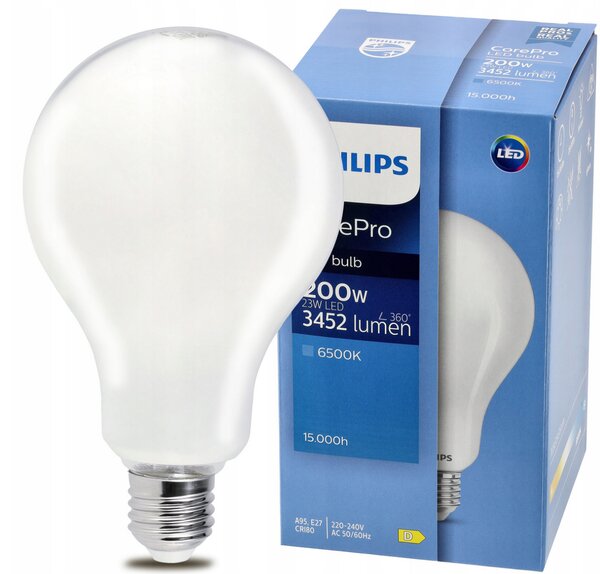 LED žiarovka Philips E27 - 23W - 3452lm - 6500k Corepro Premium