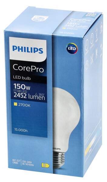 LED žiarovka Philips E27 - 17,5 W - 2452lm - 2700k Corepro Premium