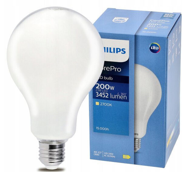 LED žiarovka Philips E27 - 23W - 3452lm - 2700k Corepro Premium