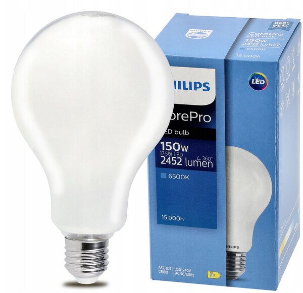 LED žiarovka Philips E27 - 17,5 W - 2452lm - 6000k Corepro Premium