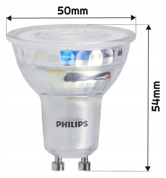 LED žiarovka Philips GU10 - 3,5 W - 255Lm 36 ° - teplá biela 3000K - CorePro Premium