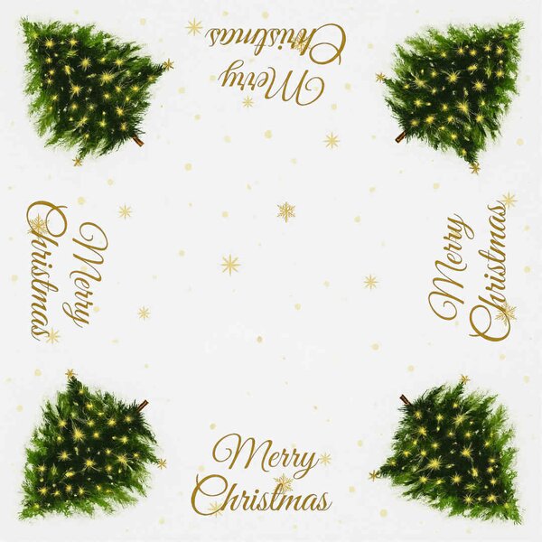 Vianočný obrus Merry Christmas 140x180cm TiaHome