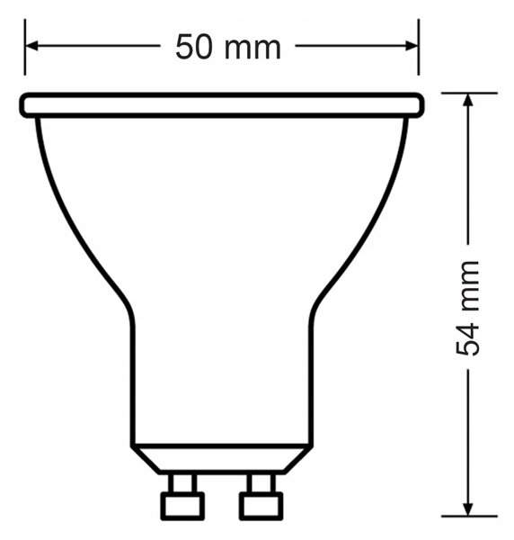 LED žiarovka Philips GU10 - 4W - 350 Lm 36 ° - neutrálna biela - CorePro Premium