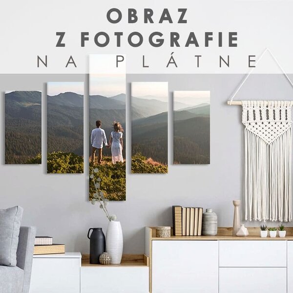 Obraz z fotografie - 5 DIELNY - 100x80 cm